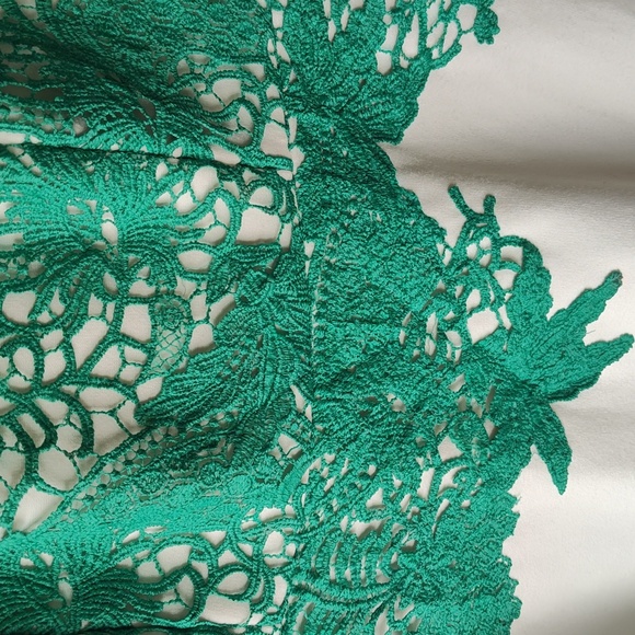 Anthropologie Moulinette Soeurs Cocktail Aplique A Line Fit & Flare Dress Size 8 - Picture 6 of 10